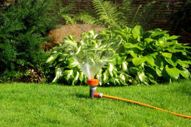 Watering sprinkler clipart