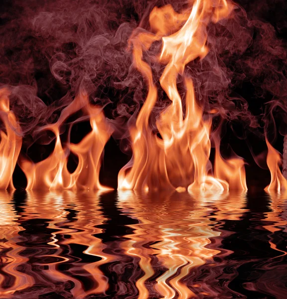 Plameny požáru — Stock fotografie