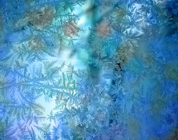 Dondurulmuş cam — Stok fotoğraf