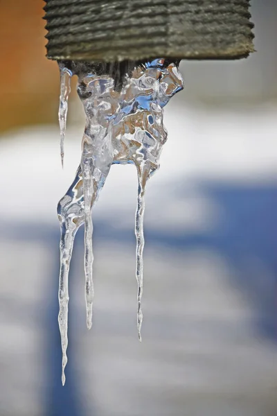Big icicles — Stock Photo, Image