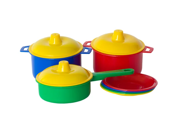 Посуда для игрушек — стоковое фото
