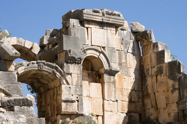 Myra'da antik amfitiyatro harabe - Stok İmaj