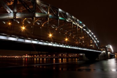 Bolsheokhtinsky bridge clipart