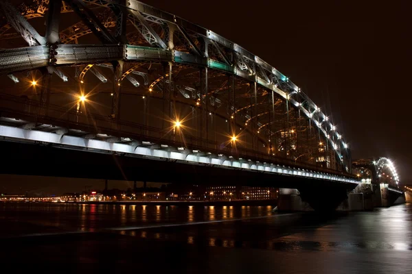 Bolsheokhtinsky híd Stock Kép