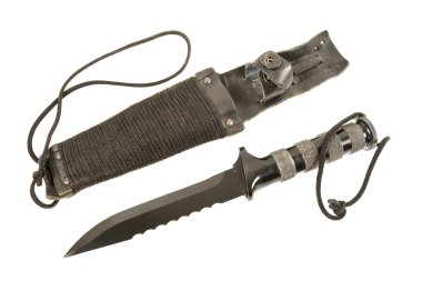 Knife and scabbard