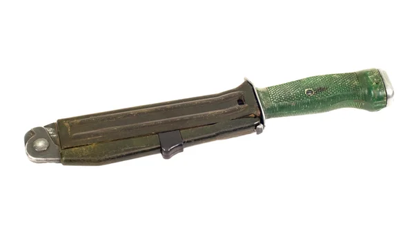 Армейский нож в ножницах — стоковое фото