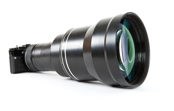 SLR kamera ve lens — Stok fotoğraf