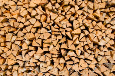 Pile of firewood clipart
