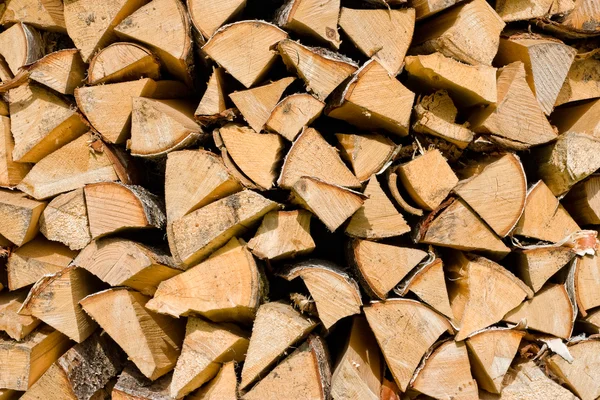 Haufen Brennholz — Stockfoto