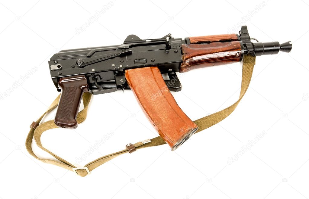 Russian automatic rifle AKS-74U Stock Photo by ©blinow61 1156834