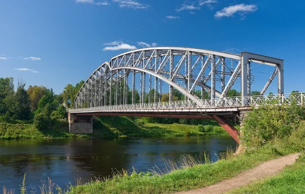 Puente de arco de acero —  Fotos de Stock