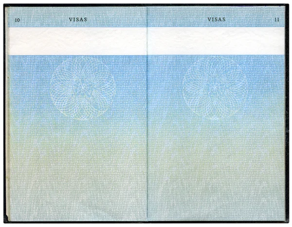Vecchio passaporto britannico — Foto Stock