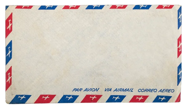 Vintage légipostai borítékot — Stock Fotó