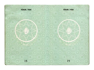 Azerbaycan pasaportu.