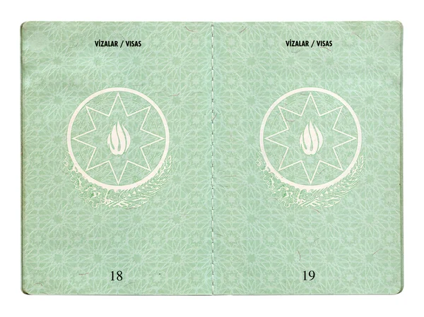 Паспорт громадянина Азербайджану . — стокове фото