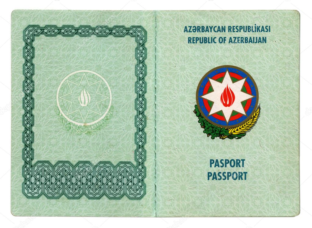 Azerbaijan passport — Stock Photo © blinow61 #1409892