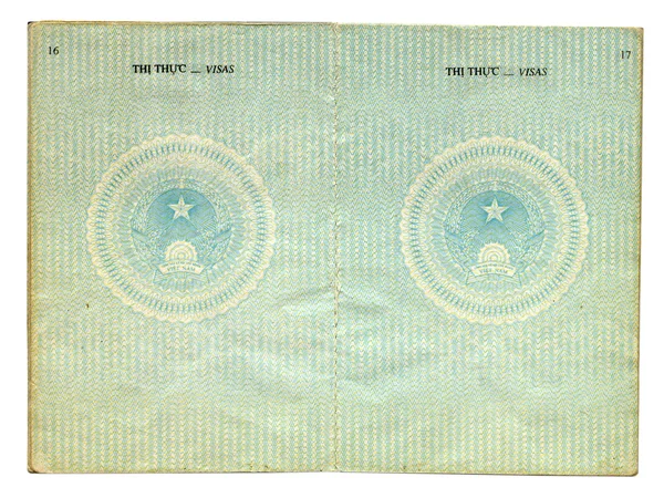 stock image Vietnam passport