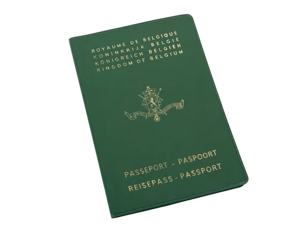 Antigo passaporte belga — Fotografia de Stock