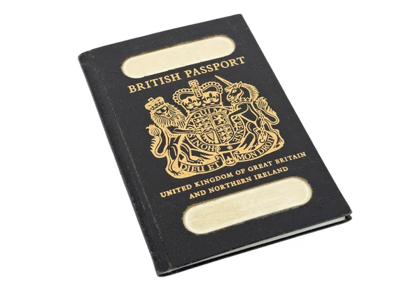 Antigo passaporte britânico — Fotografia de Stock