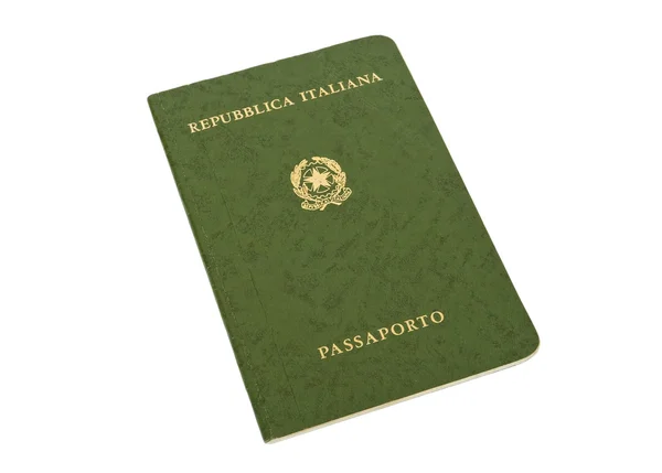 Oude Italiaans paspoort — Stockfoto