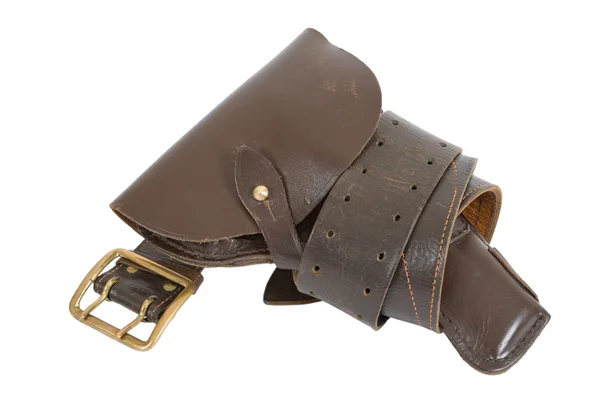 Cinturão e coldre — Fotografia de Stock