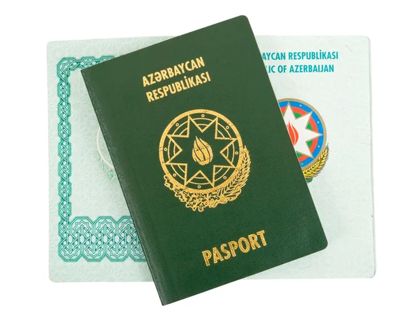 Azerbejdżan paszport — Zdjęcie stockowe