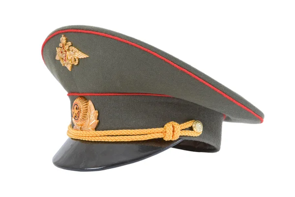 Ruský vojenský důstojník cap — Stock fotografie