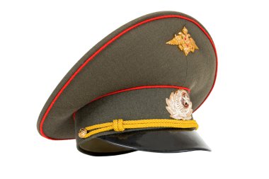 Russian Military Officer Cap clipart