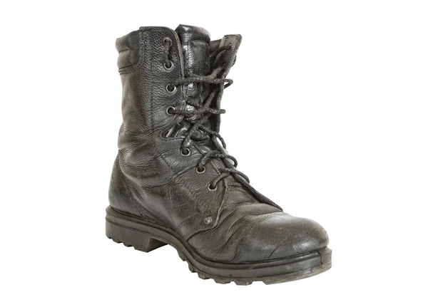 Černá armáda boot — Stock fotografie
