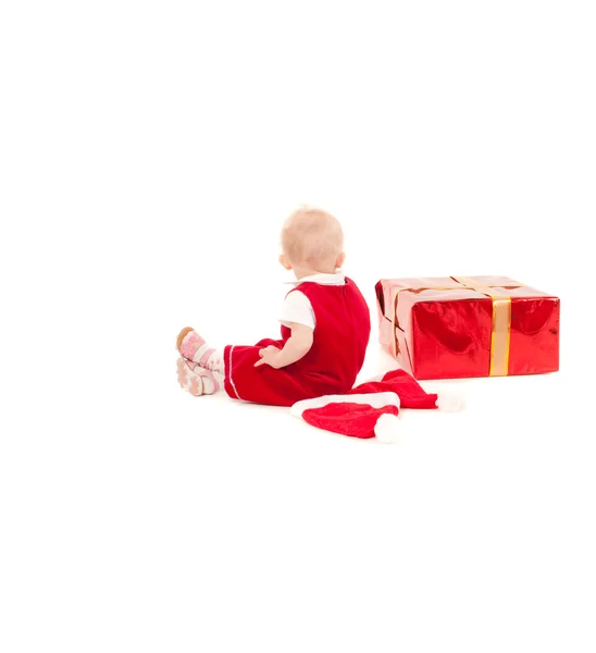 Маленькая рождественская девочка — стоковое фото