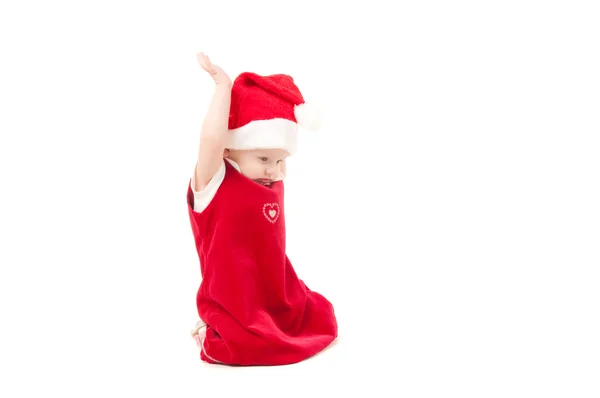 Christmas babymeisje — Stockfoto