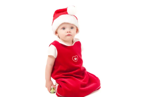 Dziewczynka dziecko Boże Narodzenie — Zdjęcie stockowe