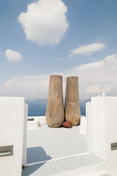 Santorini güzel görüntüleyin — Stok fotoğraf