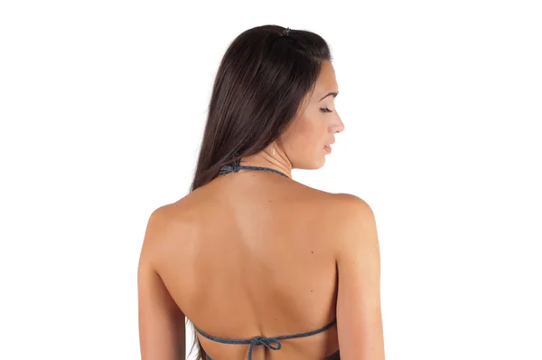 Desnudo hermosa mujer espalda — Foto de Stock