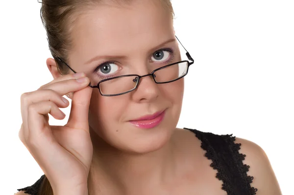 stock image Closeup Portrait Of Woman