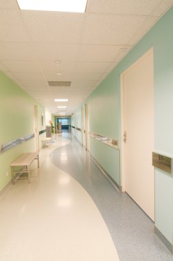 Hall in hospital clipart