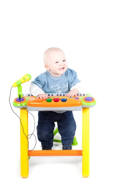 Little boy in studio — Stok fotoğraf