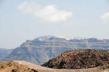 Santorini yanardağı