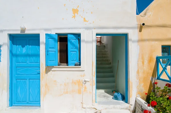 Santorini schöne Gebäude — Stockfoto