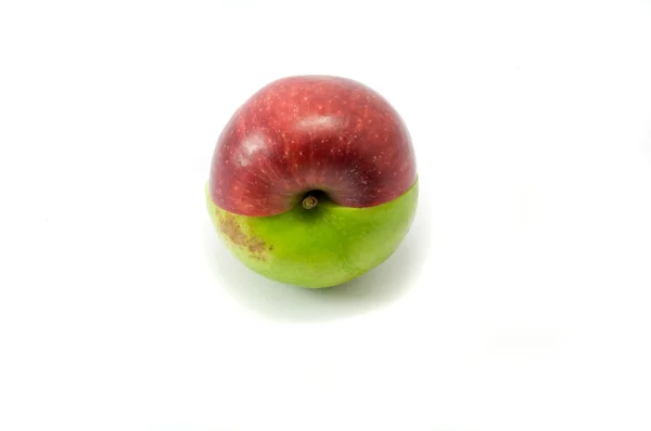 Blandede røde og grønne epler – stockfoto