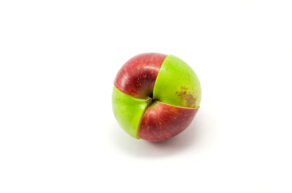 Mixed red and green apples — Stock Photo, Image