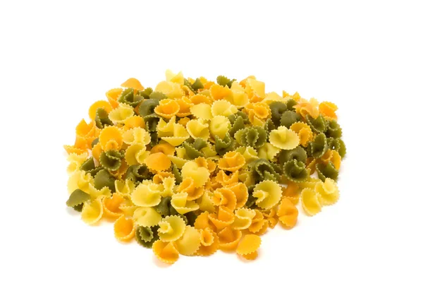 Blandade färgad pasta — Stockfoto
