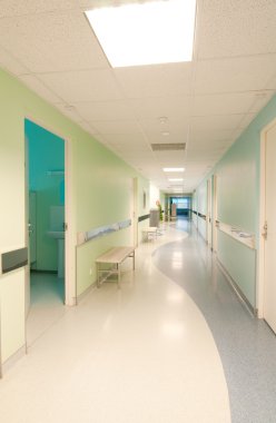 Hall in hospital clipart