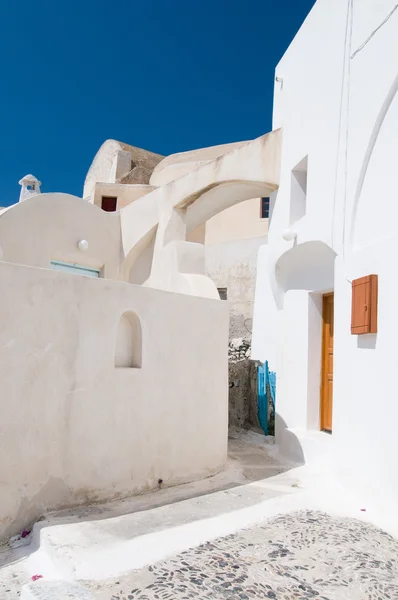 Santorini krásné budovy — Stock fotografie