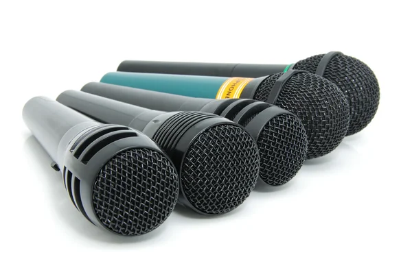 Microfones dinâmicos — Fotografia de Stock