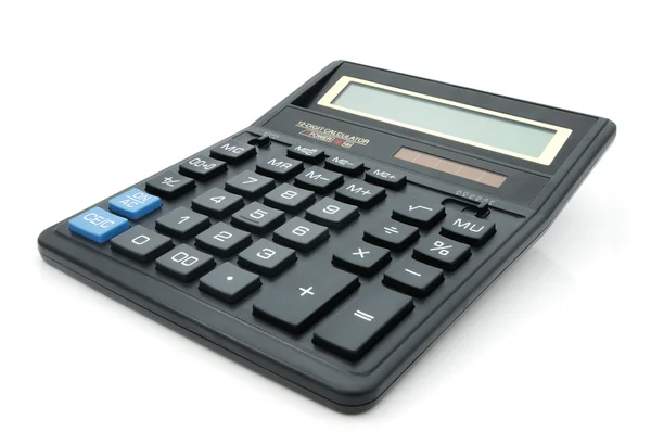 Fekete kalkulátor — Stock Fotó