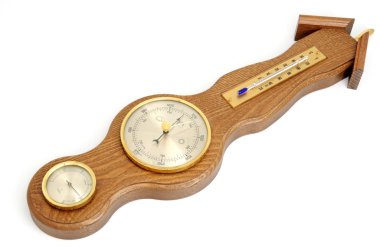 Wallmounted barometer clipart