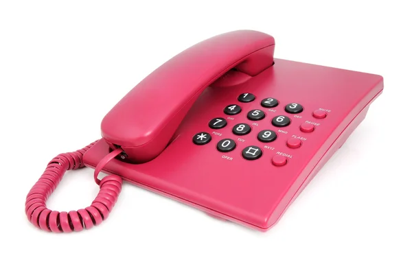 红色电话 — 图库照片