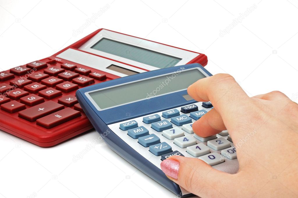Two calculators — Stock Photo © connect 2336059