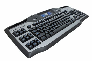 Multimedia computer keyboard clipart